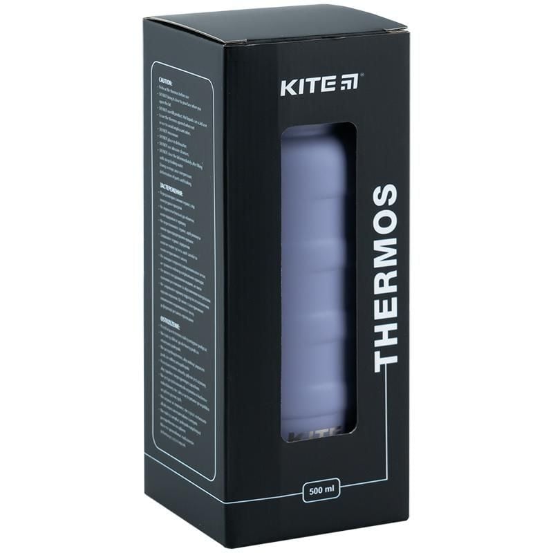 Термос 500 мл сіро-фіолетовий K24-1204-3 Kite