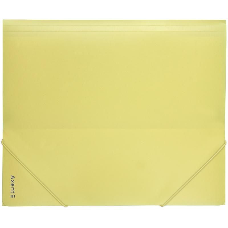 Папка на гумках А5 Pastelini жовта 1514-26 Axent